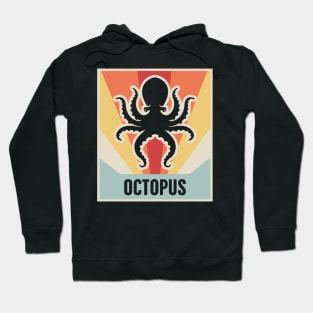 Vintage Octopus Poster Hoodie